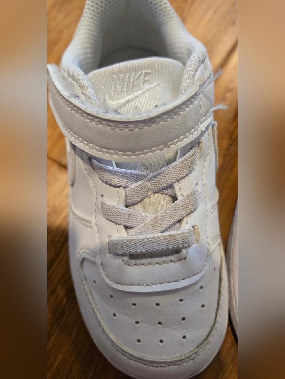 Nike Toddler Court Borough Sneaker In White Size 8c - Picture 4 of 5
